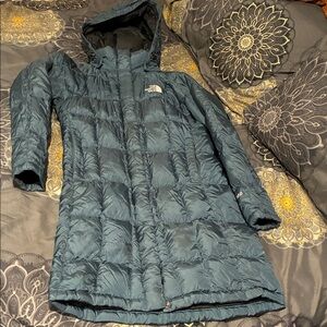 The North Face Dark Teal Quilted Jacket